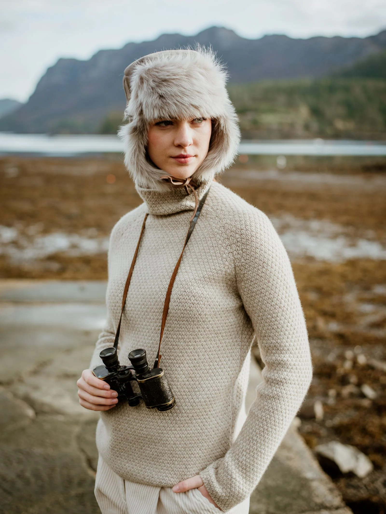 Auld Stock Toscana Sheepskin Trapper Hat - Image 3