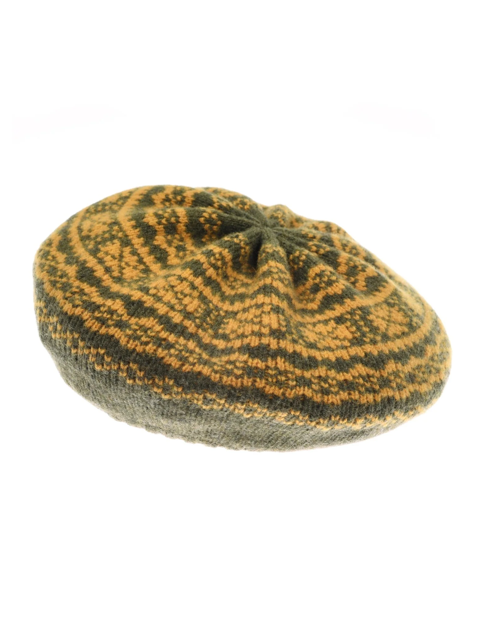 2 Colour Fairisle Beret - Image 4