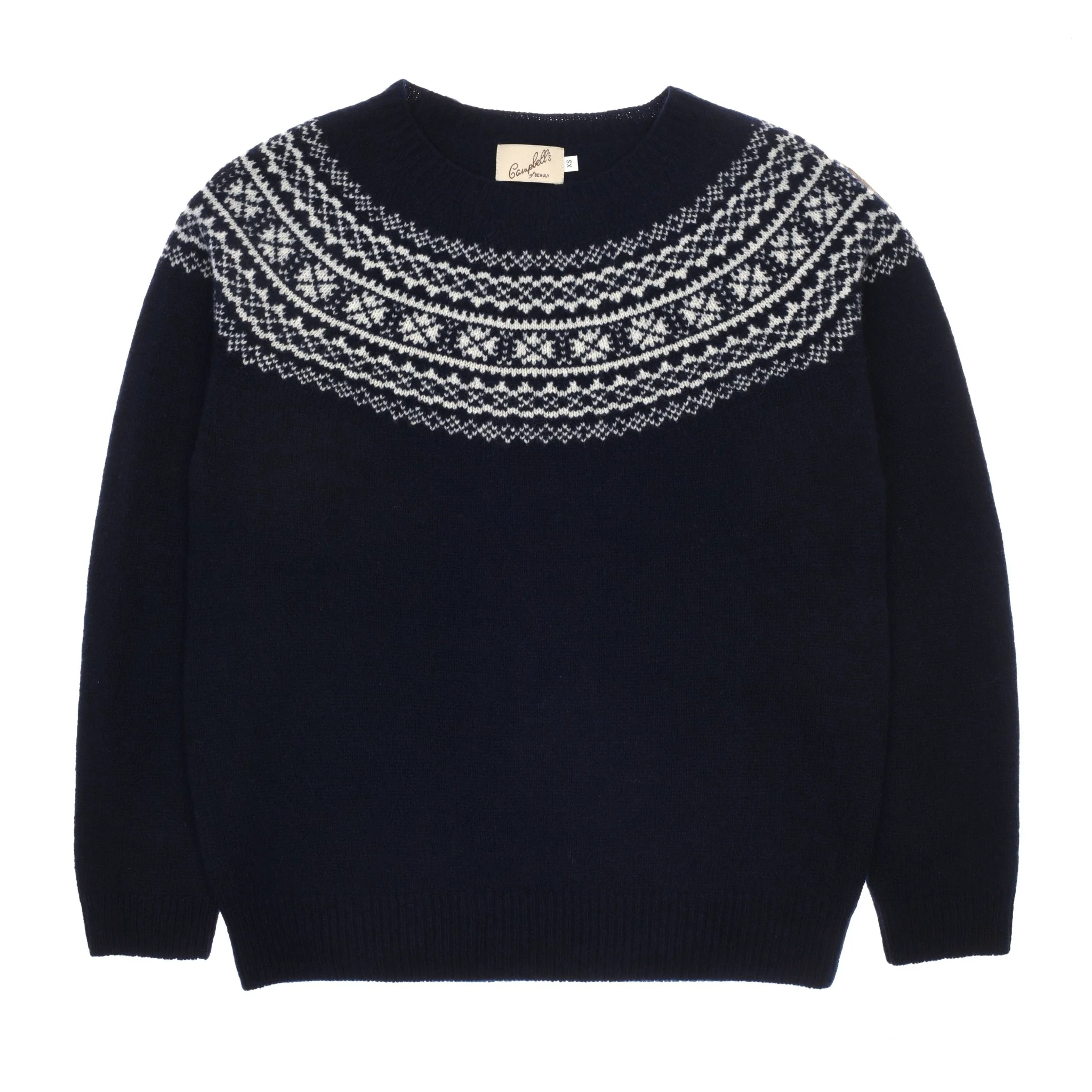 Two-Colour Fairisle Yoke Jumper - Image 12