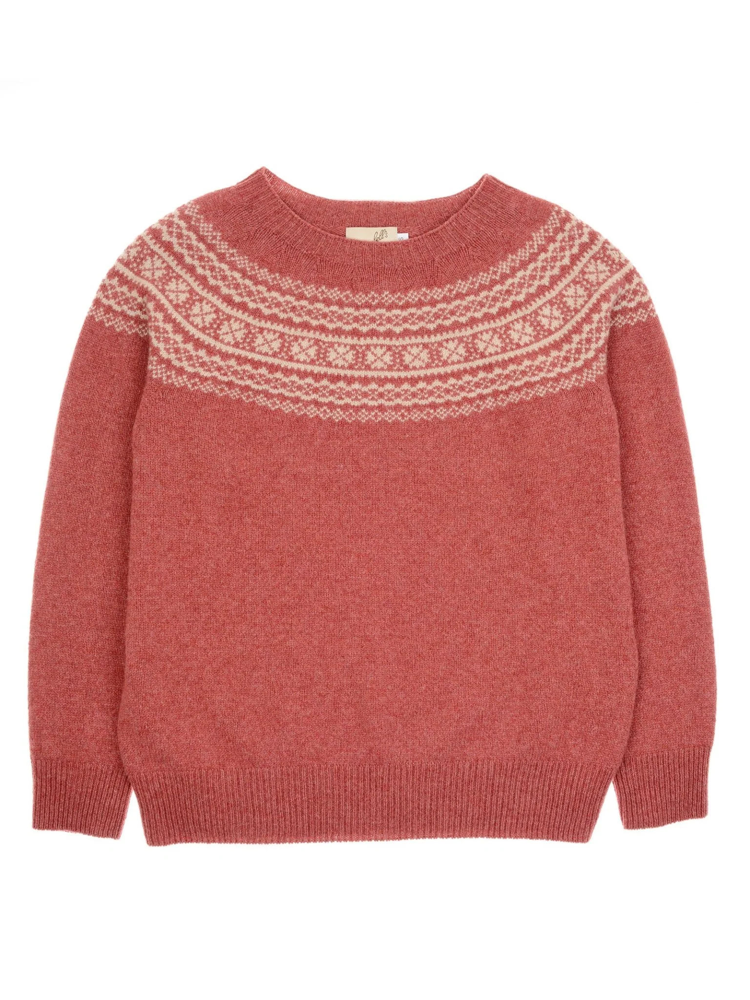 Two-Colour Fairisle Yoke Jumper - Image 5