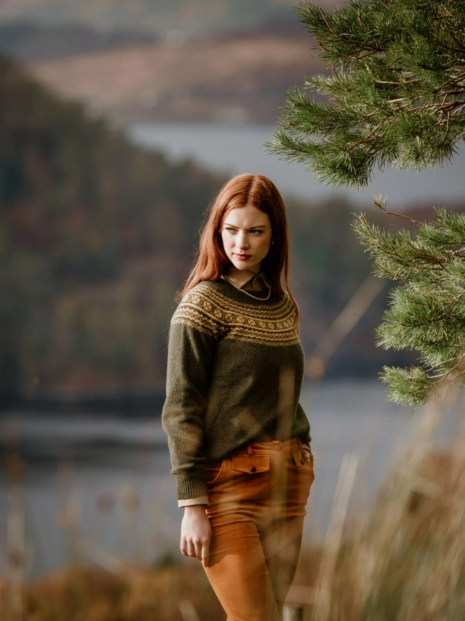Two-Colour Fairisle Yoke Jumper - Image 6