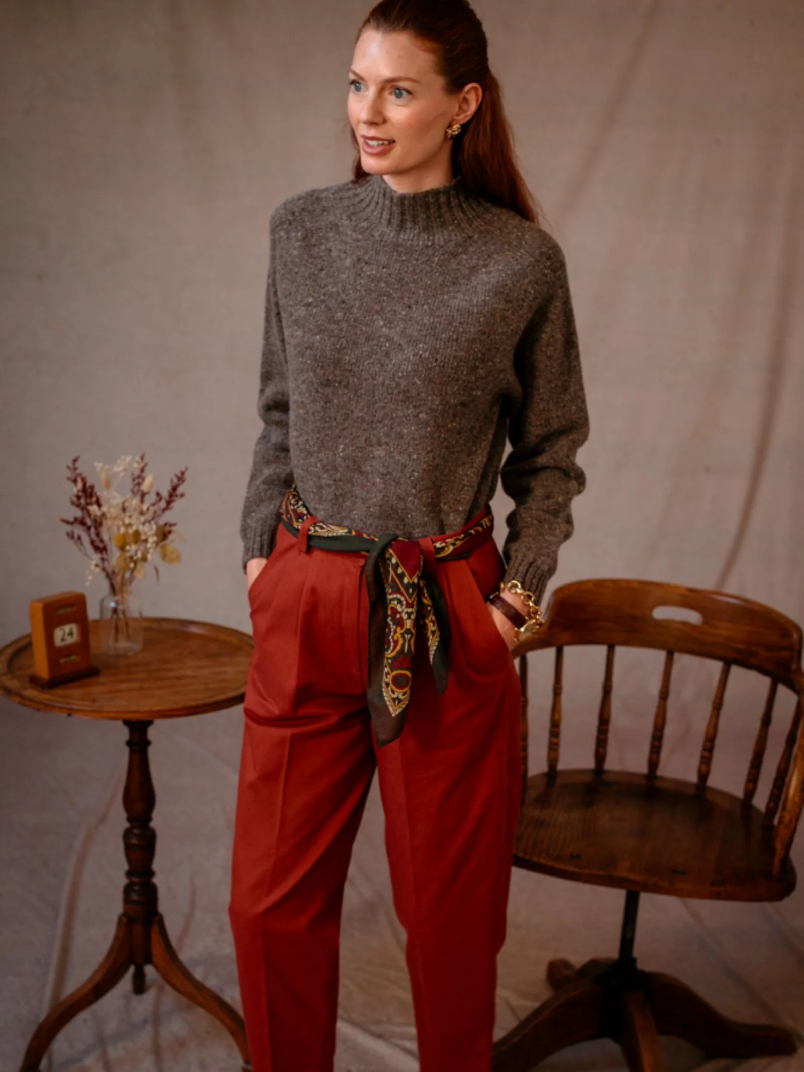 Wool & Silk Scarf - Image 6